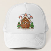 Gingerbread House Truckerkappe (Vorderseite)