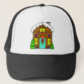 Gingerbread House Truckerkappe (Vorderseite)