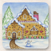 Gingerbread House Untersetzer (Vorderseite)