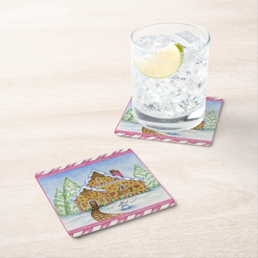 Gingerbread House Untersetzer (Vor Ort)