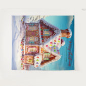 Gingerbread House Wandteppich (Vorderseite (Horizontal))