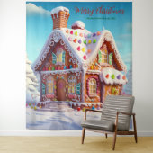 Gingerbread House Wandteppich (Beispiel)