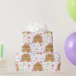 Gingerbread House - Whimsisches Weihnachtsdesign Geschenkpapier