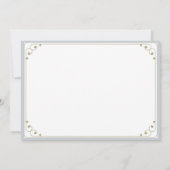 GINGERBREAD HOUSE XMAS GALA PARTY EINLADUNG (Rückseite)