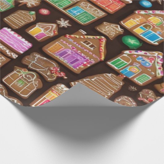 Gingerbread Houses Geschenkpapier (Ecke)