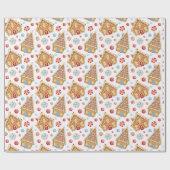 Gingerbread Houses Geschenkpapier (Flach)