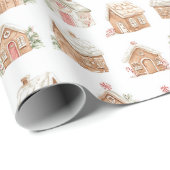 Gingerbread Houses Geschenkpapier (Rolleneckpunkt)