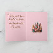 Gingerbread Houses Kitsch Germanic Christmas  Karte (Innenseite)