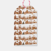Gingerbread Houses Men Christmas Village Geschenkanhänger (Rückseite)
