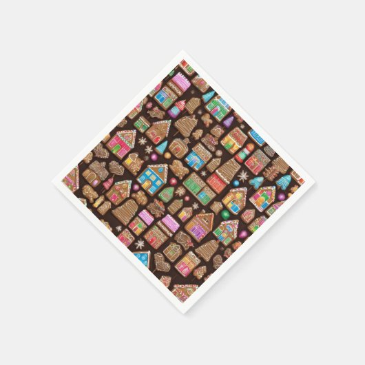 Gingerbread Houses Serviette (Ecke)