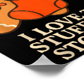 Gingerbread I Love To Stuff Her Stock Jingle His B Poster (Ecke)