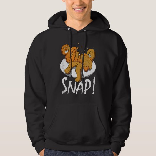 Gingerbread in Jiu jitsu Armbar BJJ Hoodie (Vorderseite)