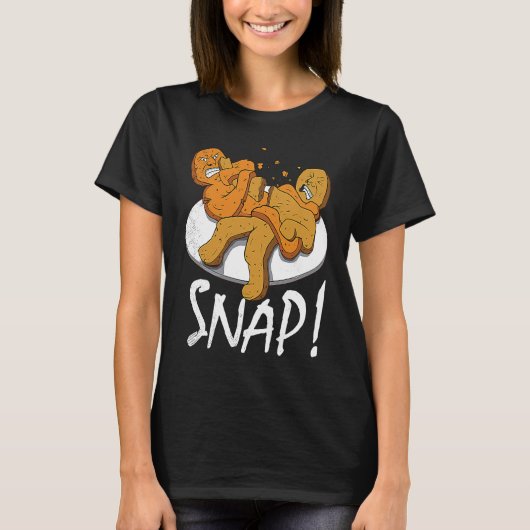 Gingerbread in Jiu jitsu Armbar BJJ T-Shirt (Vorderseite)