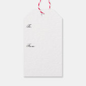 Gingerbread Joy Geschenkanhänger (Rückseite)