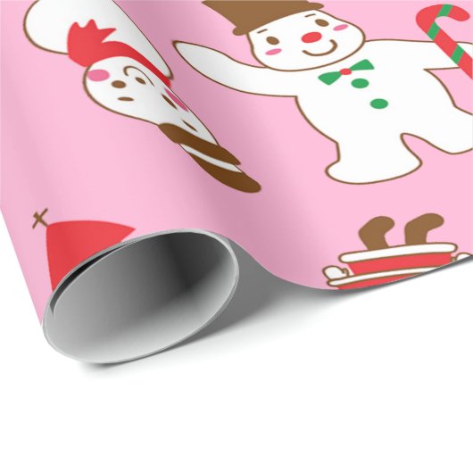 Gingerbread Joy Geschenkpapier (Rolleneckpunkt)