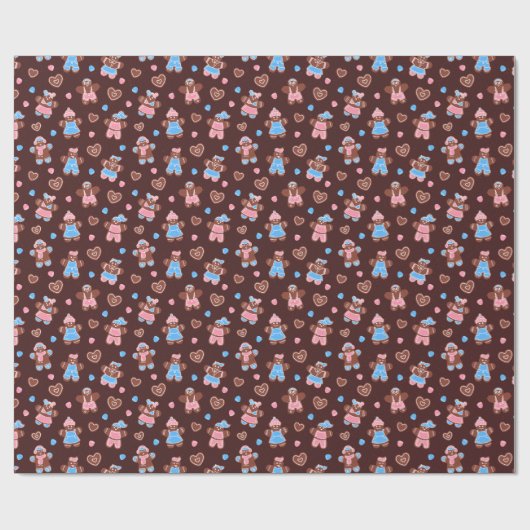 Gingerbread Joy Geschenkpapier (Flach)