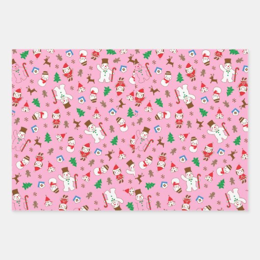 Gingerbread Joy Geschenkpapier Set (Vorderseite 2)