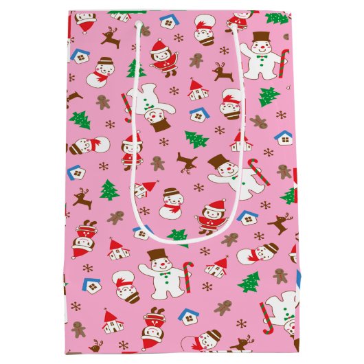 Gingerbread Joy Mittlere Geschenktüte (Rückseite)