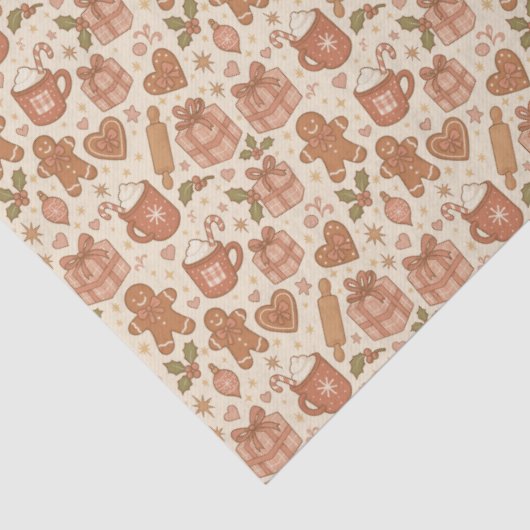 Gingerbread Joy Seidenpapier (Detail)