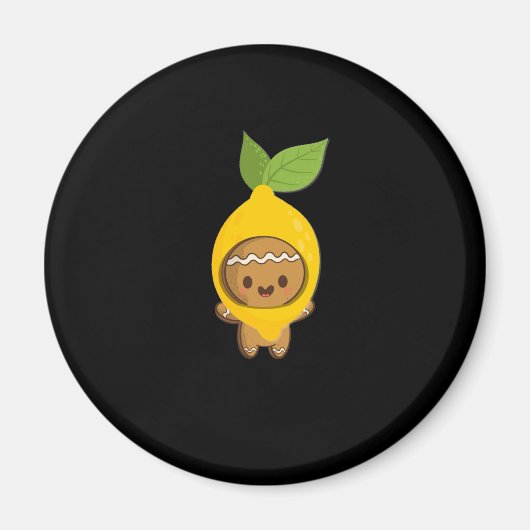 Gingerbread Kawaii Magnet (Vorne)