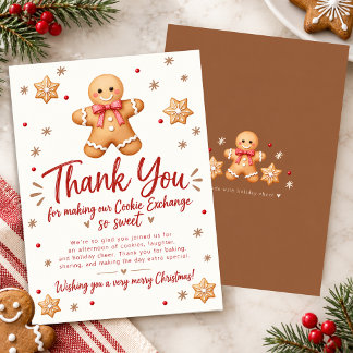 Gingerbread-Keks-Austausch-Weihnachts-Dankeschön-K Dankeskarte