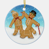 Gingerbread Keramik Ornament (Vorne)