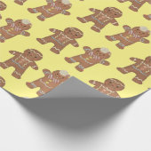 GingerBread Kids Weihnachten Geschenkpapier (Ecke)