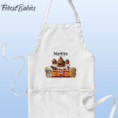 Gingerbread Kitchen Boy & Girl Cookie Graphic Schürze