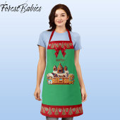 Gingerbread Kitchen Boy & Girl Cookie Graphic Schürze
