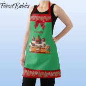 Gingerbread Kitchen Boy & Girl Cookie Graphic Schürze