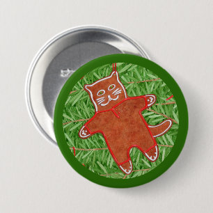 GINGERBREAD KITT RUNTER Button Button / Grün