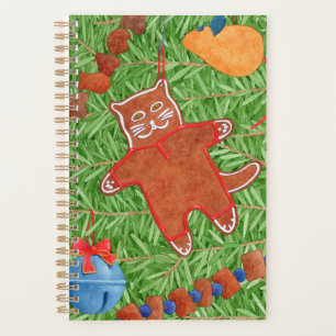 GINGERBREAD KITTY 5.5x8.5 Planer
