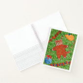 GINGERBREAD KITTY 8.5x11 Spiral-Notebook Notizblock (Innenseite)