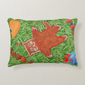 GINGERBREAD KITTY Accent Kissen (Vorderseite)