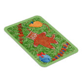 GINGERBREAD KITTY Flexibles Magnet (Rechte Seite)