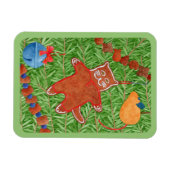 GINGERBREAD KITTY Flexibles Magnet (Horizontal)