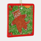 GINGERBREAD KITTY Keramik Keramikornament (Rechts)