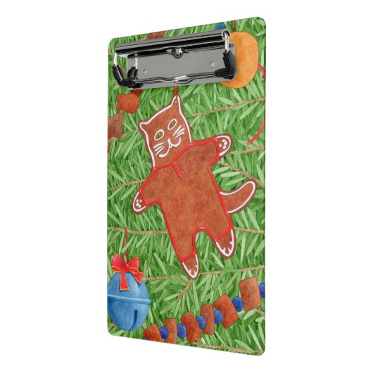 GINGERBREAD KITTY Mini-Zwischenablage Mini Klemmbrett (Gewinkelt2)