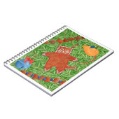 GINGERBREAD KITTY Spiral Notebook Notizblock (Linke Seite)