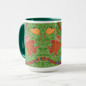 GINGERBREAD KITTY Tall Hunter Green Combo Tasse (Vorderseite Links)