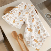 Gingerbread Küchentuch mit Weihnachtsbaum