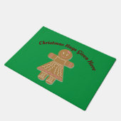 Gingerbread Lady Hugs Door Mat Fußmatte (Schrägansicht)