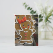 Gingerbread Lady Postkarte (Stehend Vorderseite)