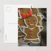 Gingerbread Lady Postkarte (Vorne/Hinten)