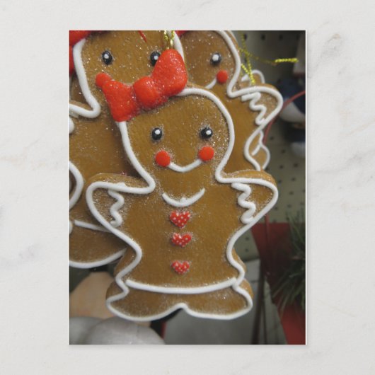 Gingerbread Lady Postkarte (Vorderseite)