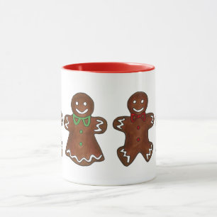 Gingerbread Lady Woman Weihnachtskeks Tasse