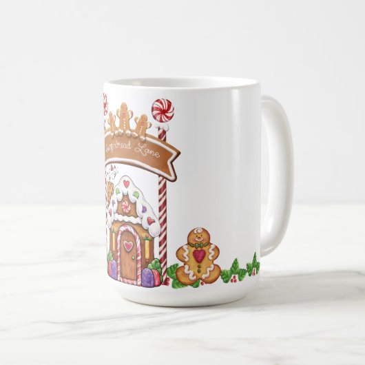Gingerbread Lane Gingerbread Man Tasse (VorderseiteRechts)