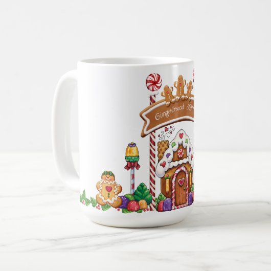 Gingerbread Lane Gingerbread Man Tasse (Vorderseite Links)