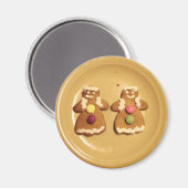 Gingerbread Lesbians Magnet (Vorderseite/Rückseite)