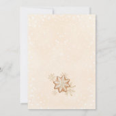 Gingerbread Little Sweetie Christmas Baby Shower Einladung (Rückseite)